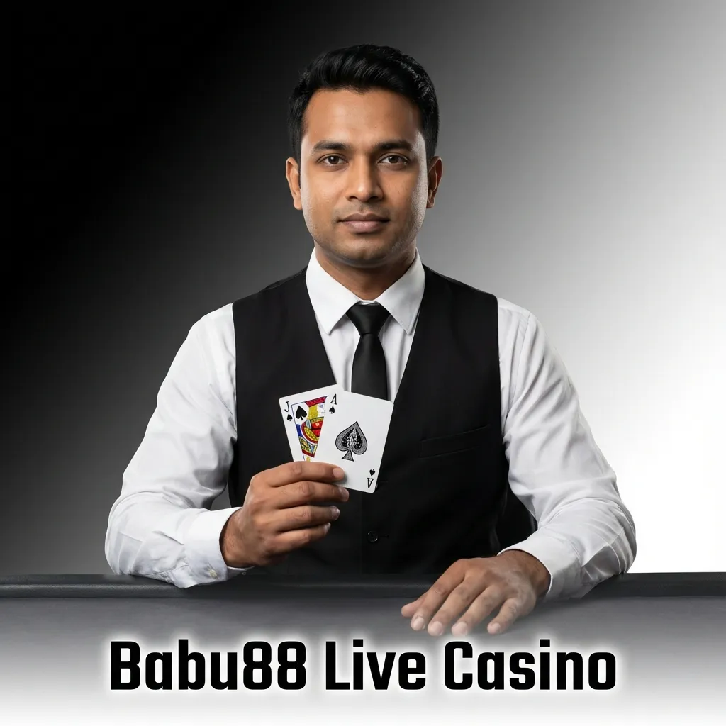 Babu88 live casino interface showing HD streams of roulette, blackjack, baccarat and other games with real dealers in studios