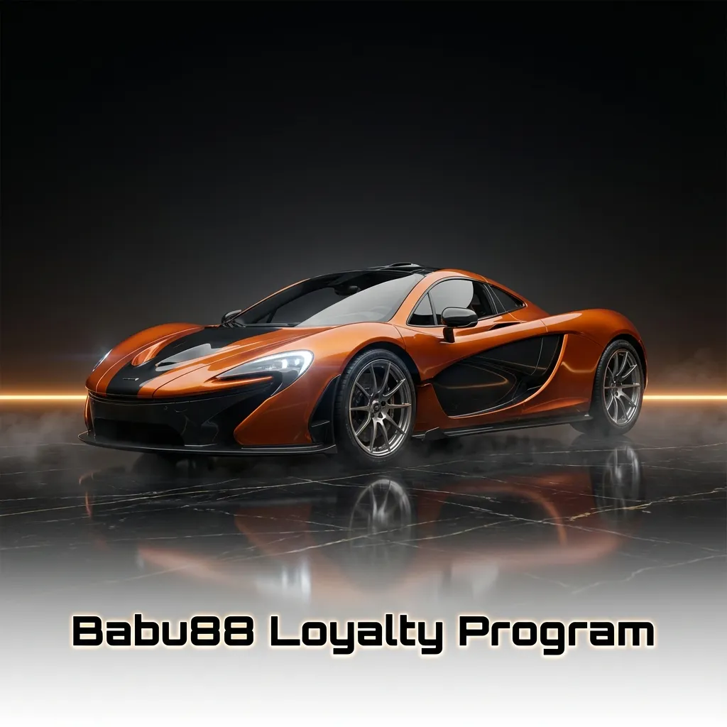 Babu88 loyalty program infographic showing rising VIP levels, cashback, promotions, and rewards for casino and sports betting