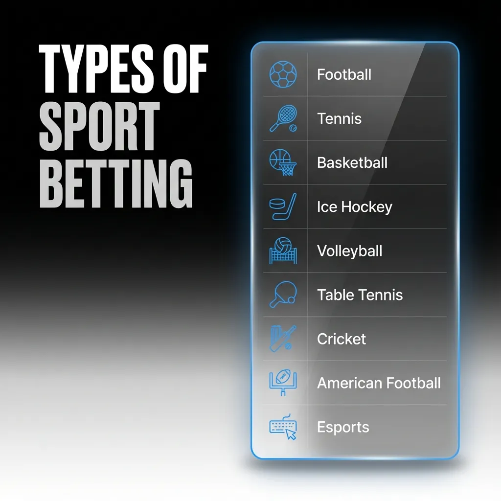 Types of sports betting on Babu88 Bangladesh, featuring cricket, football, kabaddi, tennis and other live and pre‑match markets