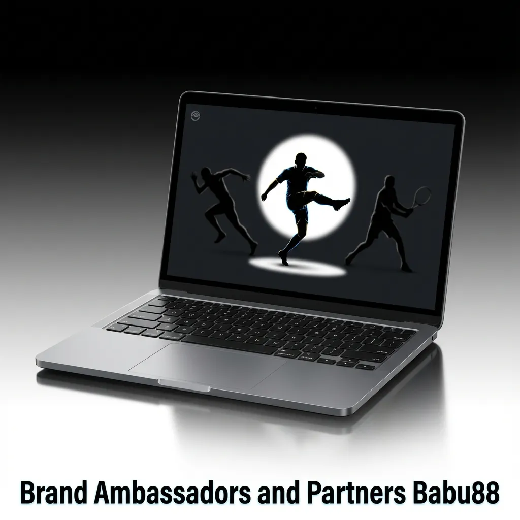 Collage of Babu88 brand ambassadors and partners posing with the company logo and promotional branding