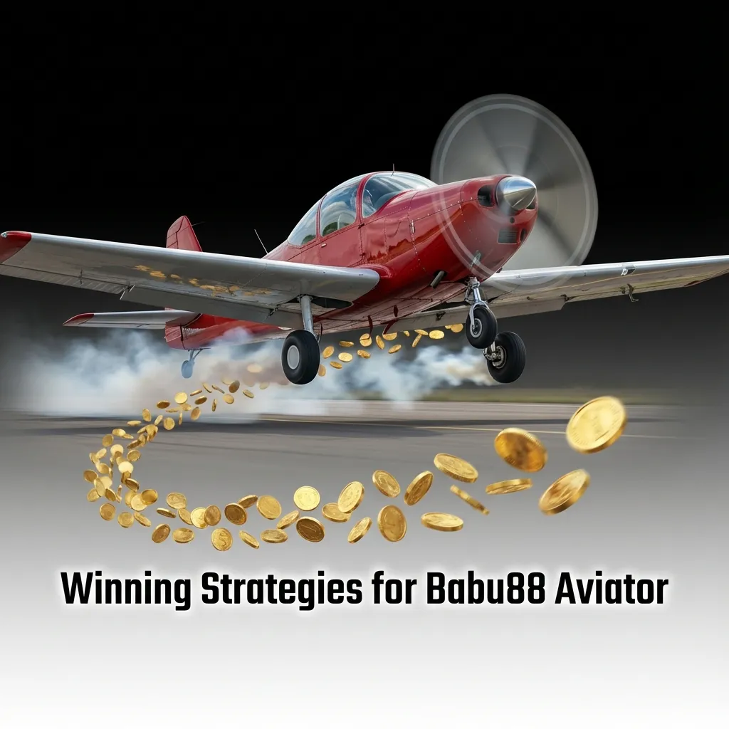 Guide titled “Winning Strategies for Babu88 Aviator” with bullet tips on safer betting, budgets, and bankroll control