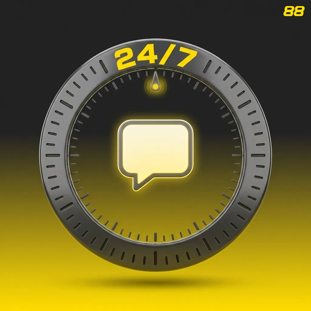 Live chat support interface showing 24/7 customer service with instant messaging for quick problem resolution