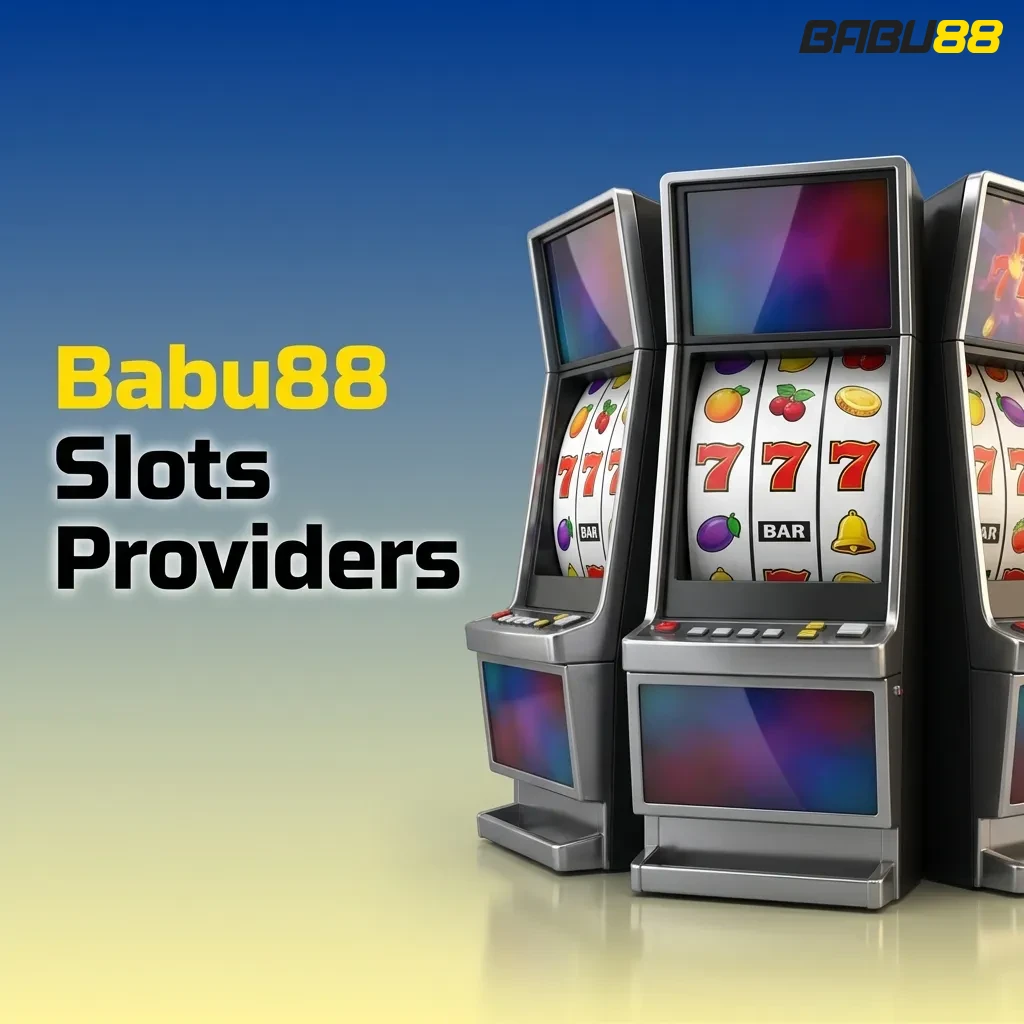 Babu88 slots providers showcase featuring logos from Pragmatic Play, NetEnt, Microgaming, and other top game developers.
