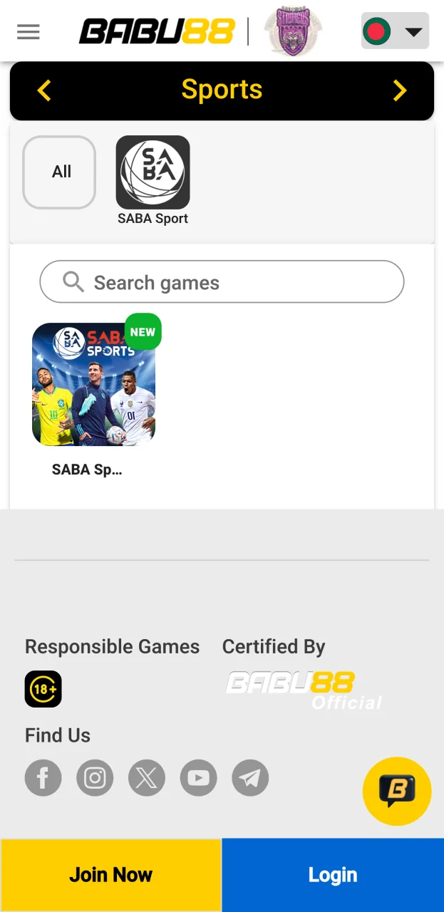Check out various Babu88 App sports markets for placing winning bets.